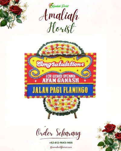 Bunga Papan Congratulation di Kasokandel